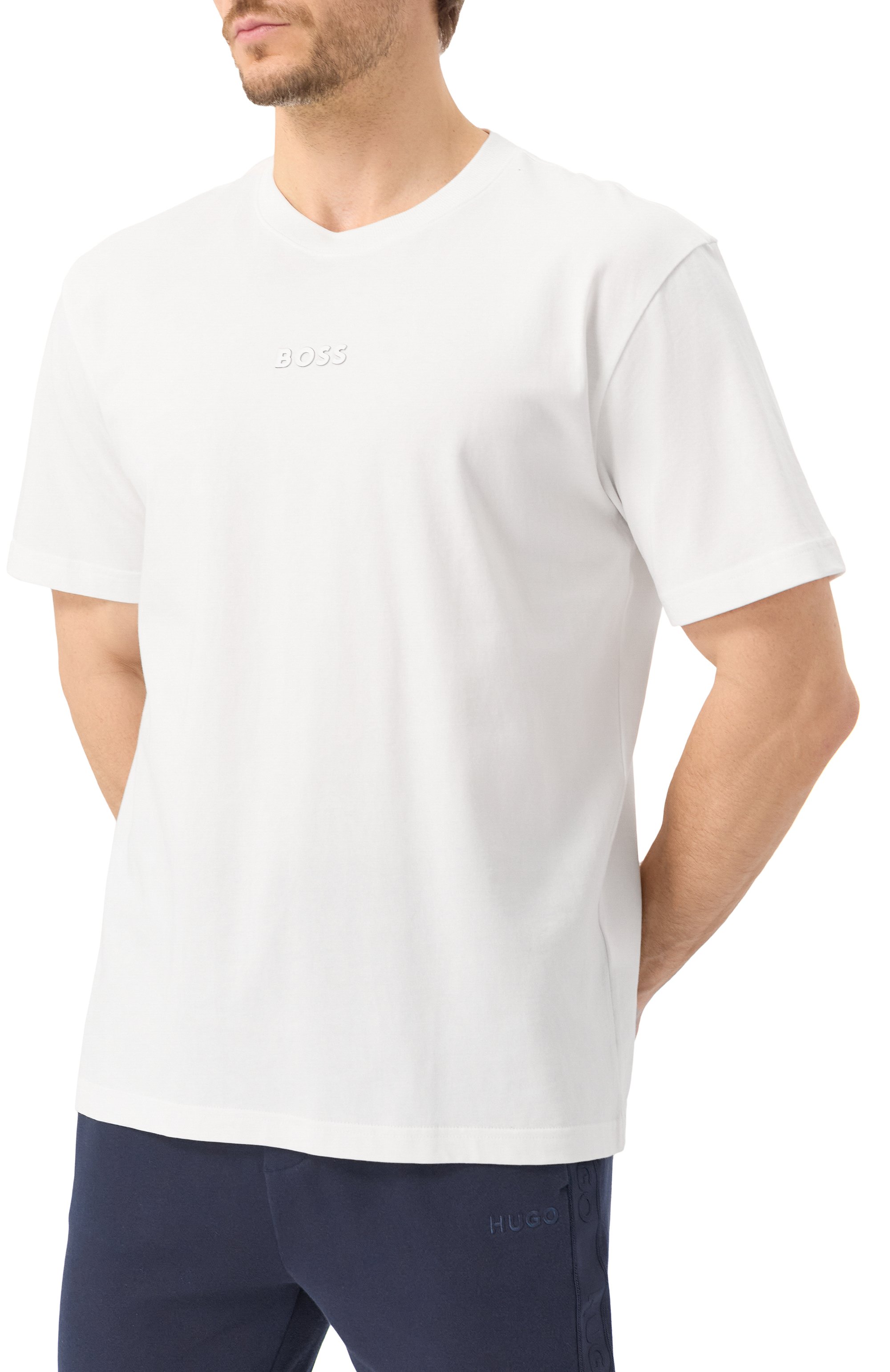 Хлопковая футболка BOSS GREEN, арт. 50519368, фото 3