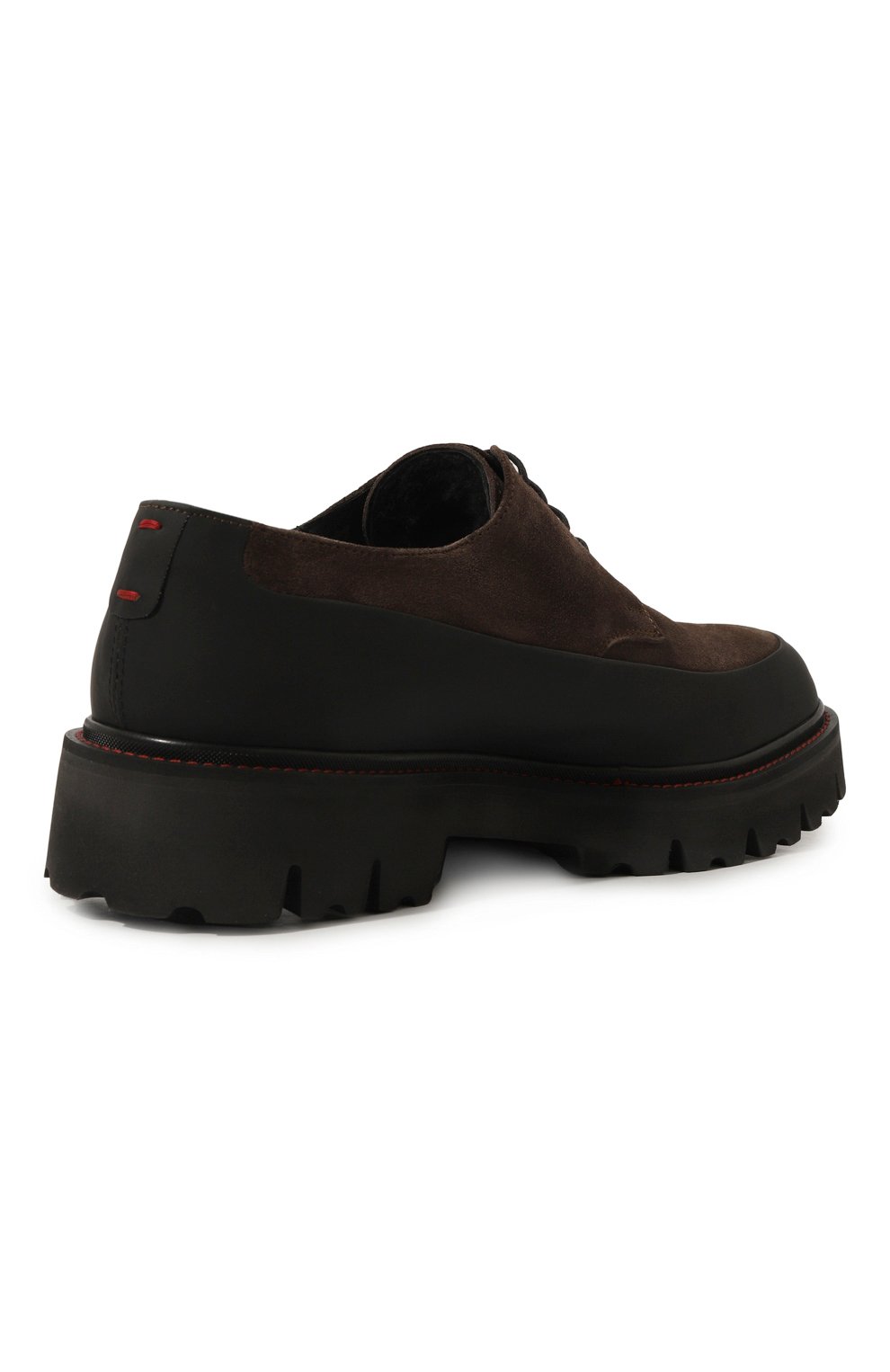 Замшевые дерби KITON, арт. USSA194N0112506, фото 5