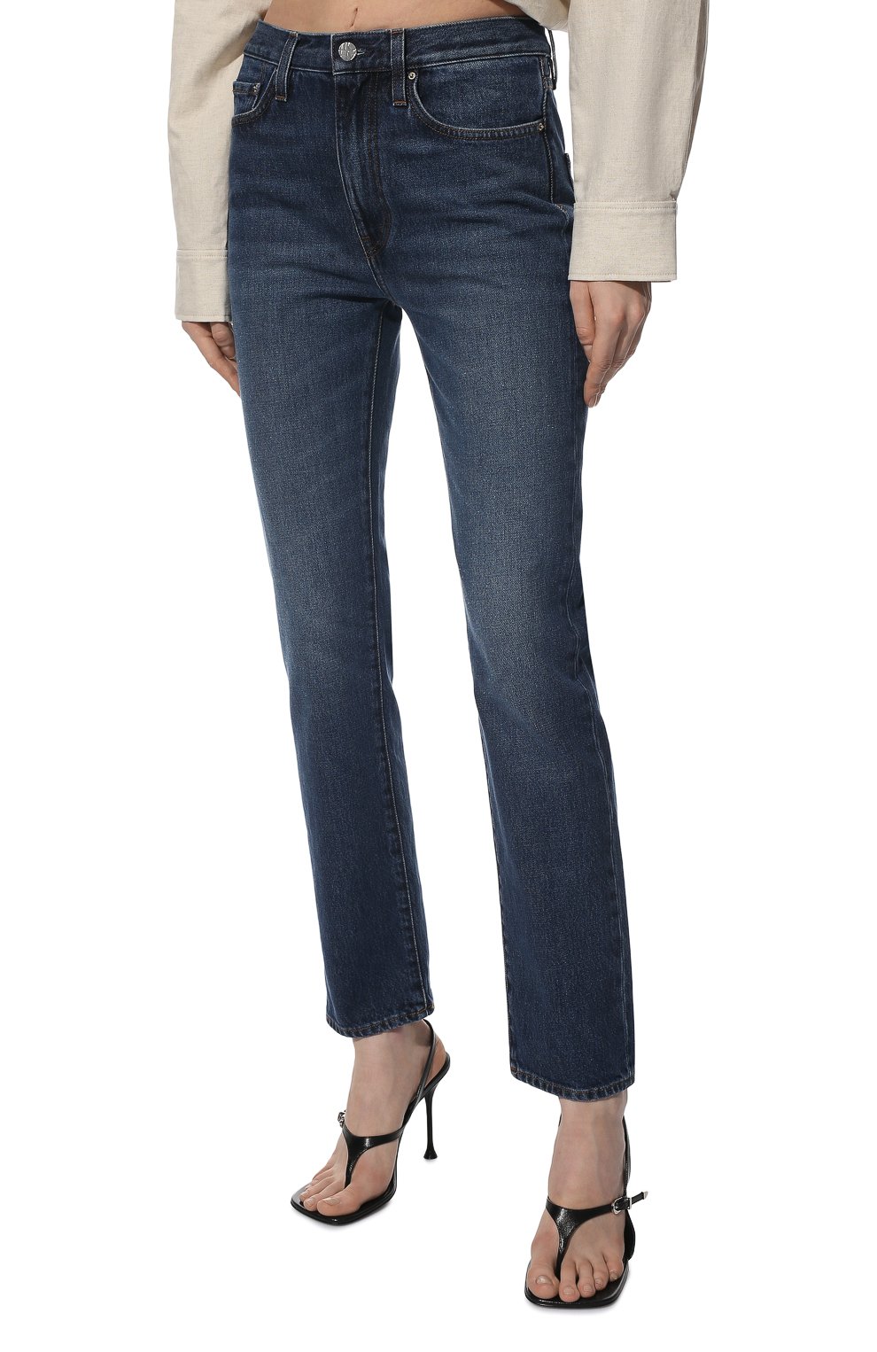 Джинсы TOTEME синего цвета по цене 31550 руб., арт. 221-237-741/426, фото 3 Джинсы TOTEME, арт. 221-237-741/426, фото 3