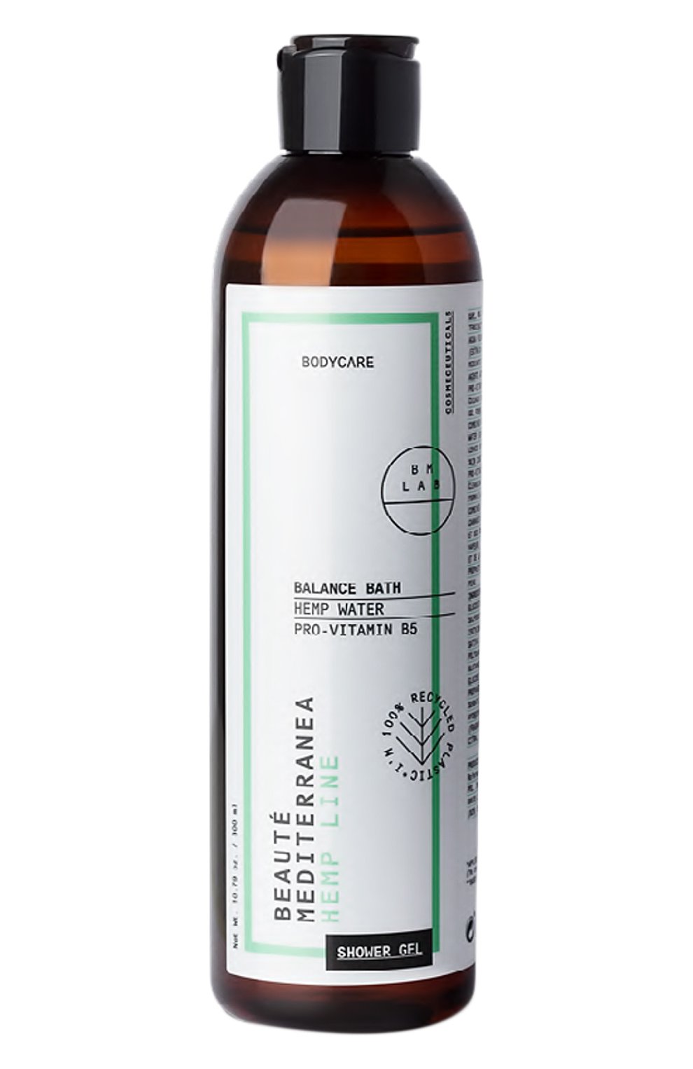 Балансирующий гель для душа на основе эфирного масла конопли hemp line (300ml) BEAUTE MEDITERRANEA, арт. BM821, фото 1