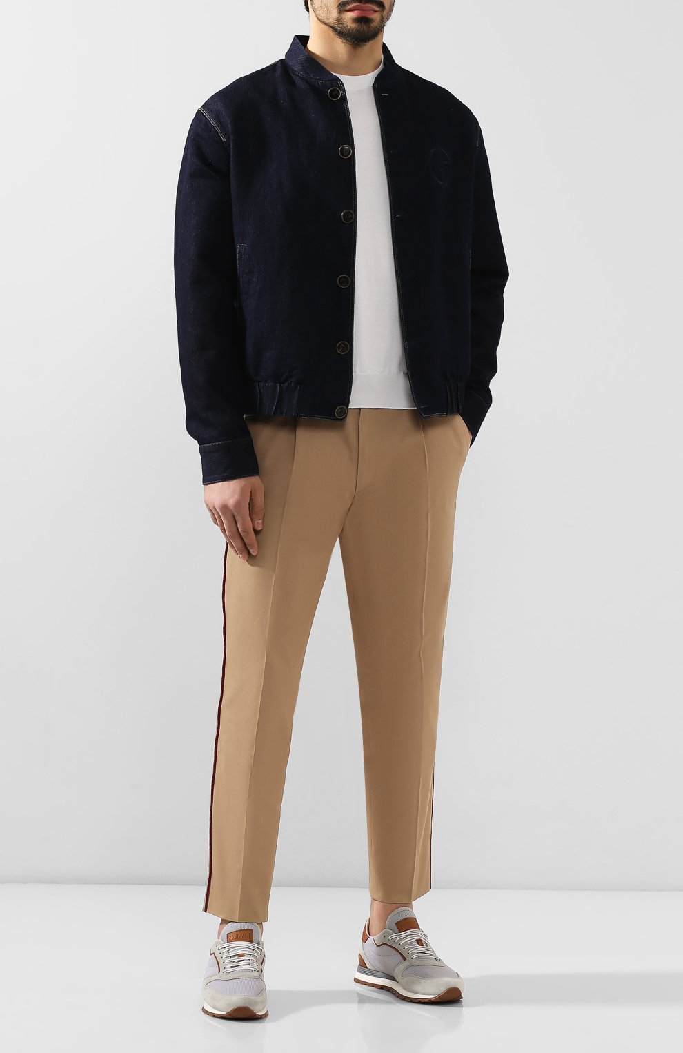 Хлопковые брюки MONCLER, арт. F1-091-2A703-00-54AGL, фото 2