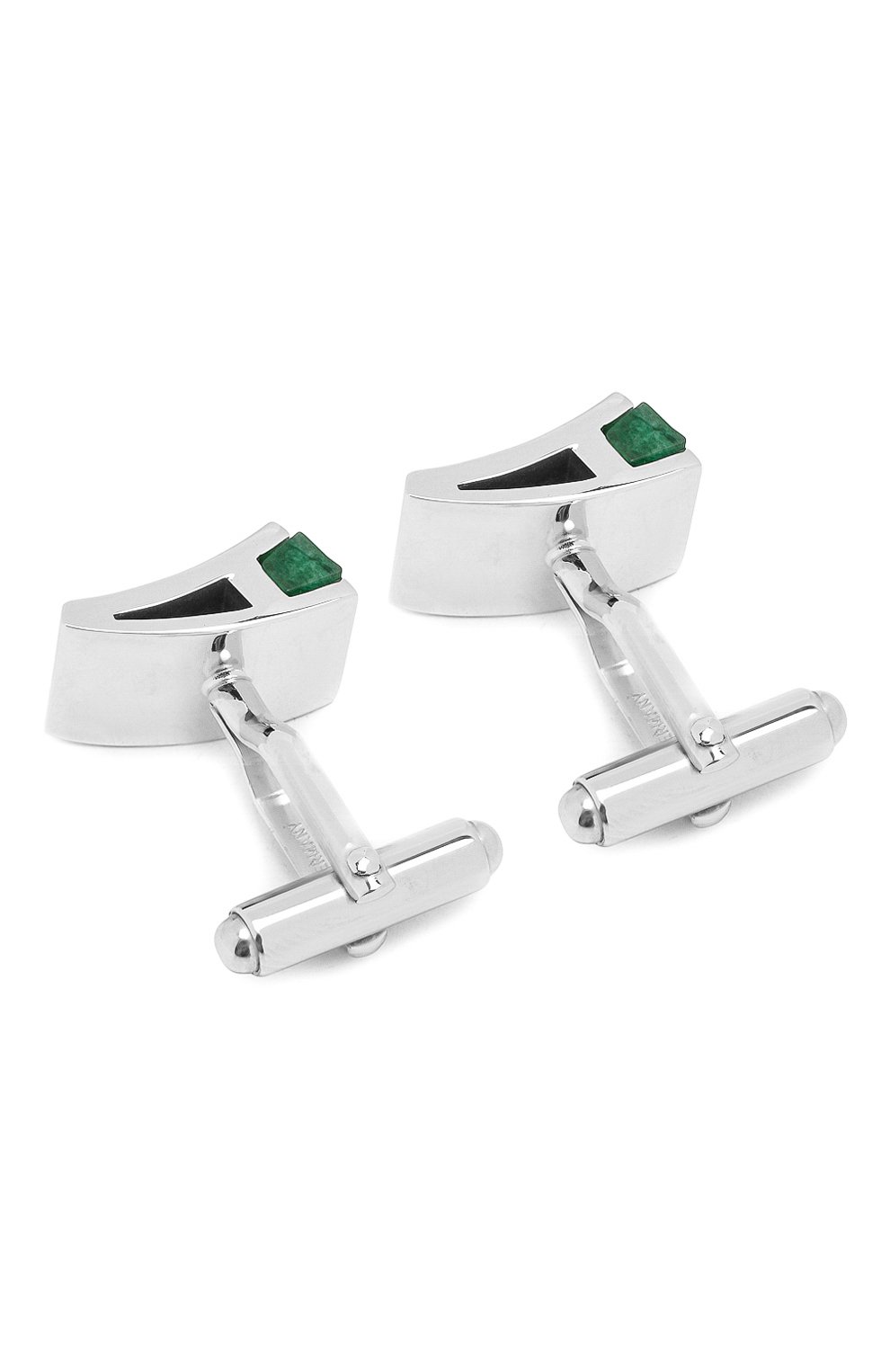 Запонки LANVIN зеленого цвета по цене 19050 руб., арт. 9570/2, фото 2 Запонки LANVIN, арт. 9570/2, фото 2