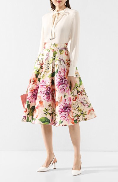 Шелковая юбка DOLCE & GABBANA, арт. F4BR4T/IS1AE, фото 2