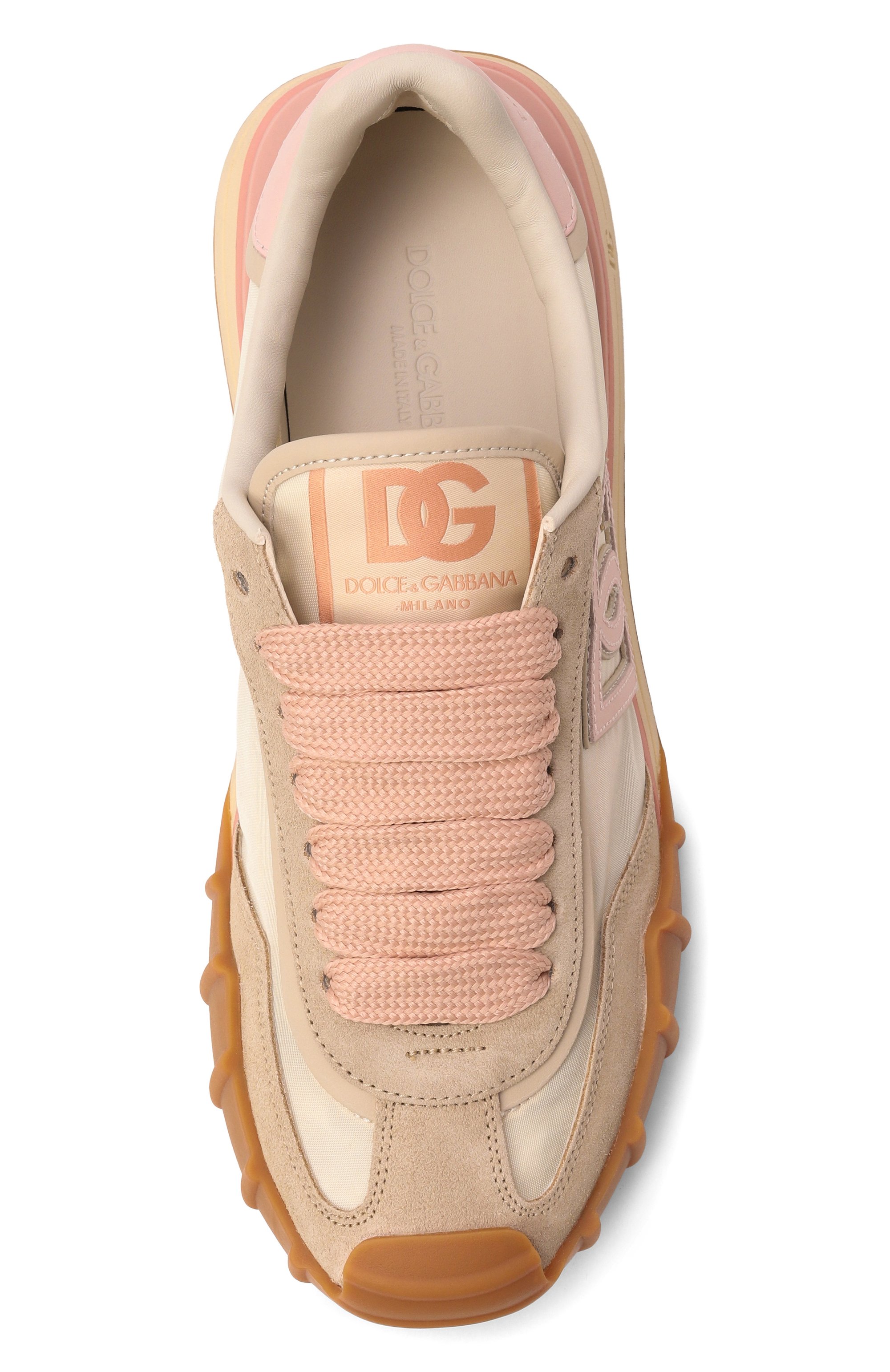 Комбинированные кроссовки dg athletic DOLCE & GABBANA, арт. CK2384/AZ681, фото 6