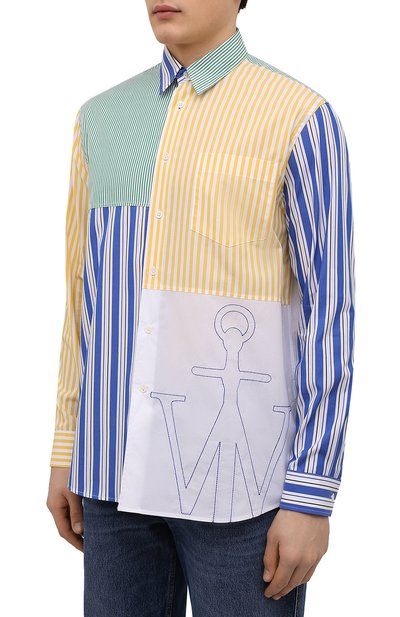 Хлопковая рубашка JW ANDERSON, арт. SH0162 PG0784, фото 3