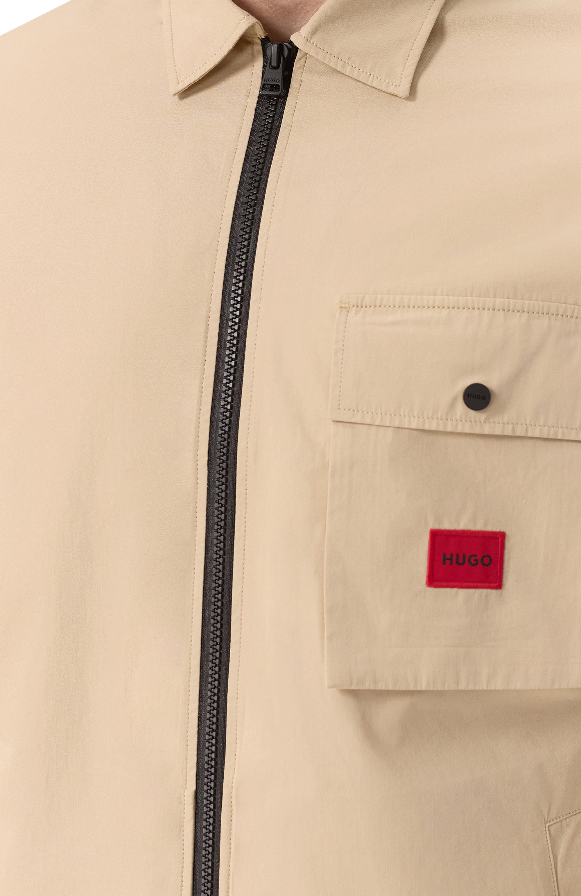 Хлопковая куртка-рубашка HUGO, арт. 50482701, фото 5
