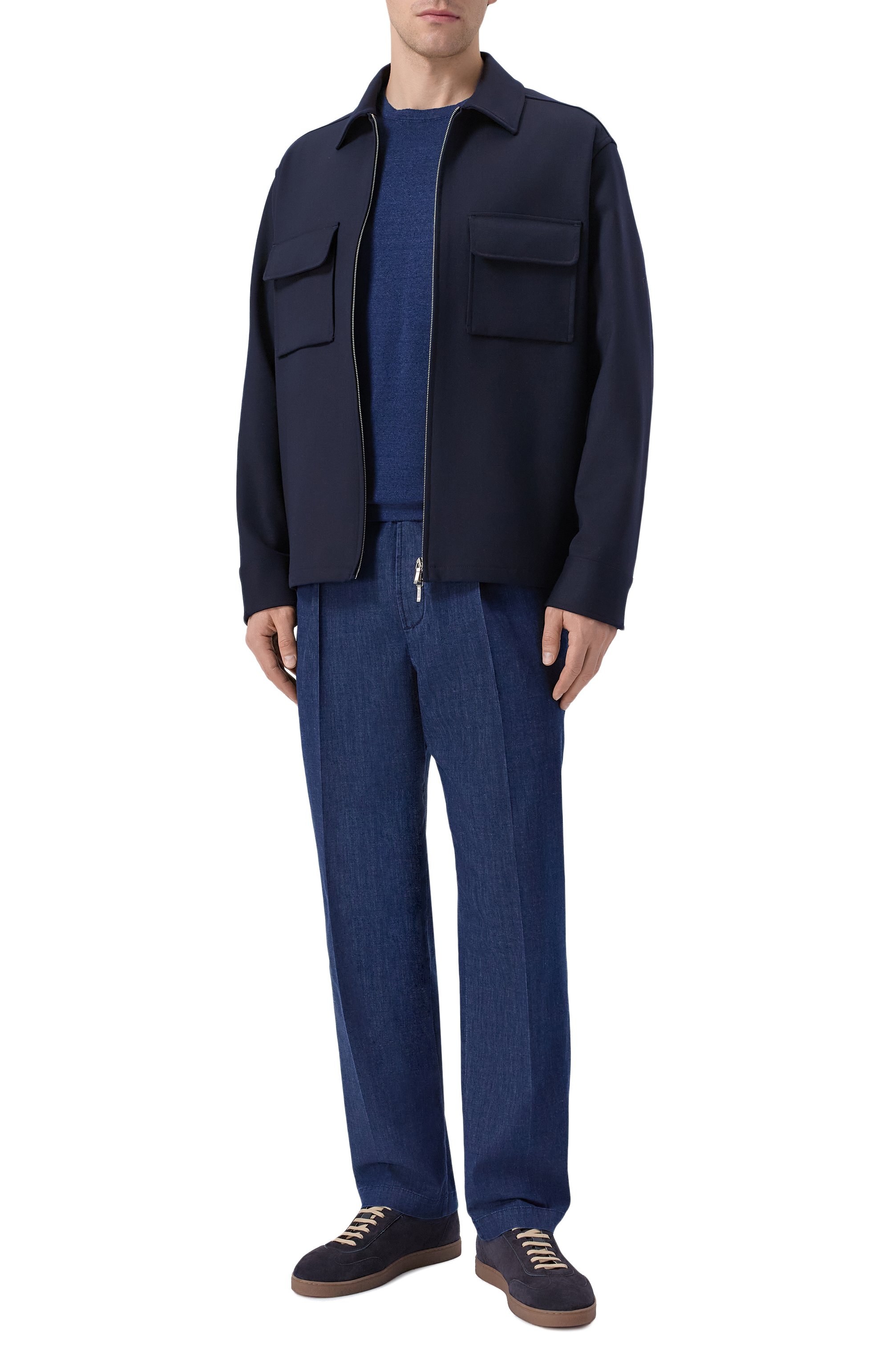 Джемпер изо льна и хлопка GRAN SASSO, арт. 57140/18637, фото 2