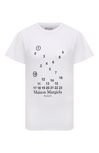 Женская хлопковая футболка MAISON MARGIELA, арт. S51GC0516/S22816