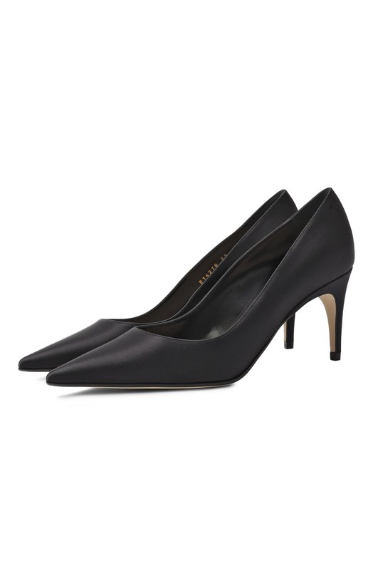 Текстильные туфли MVST by Sergio Rossi MVST B14270-SATIN Чёрный B14270-SATIN