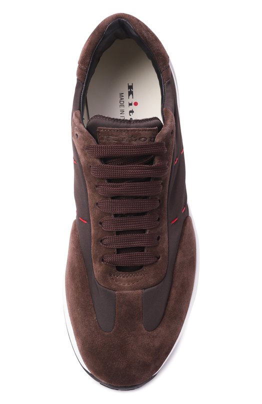 Комбинированные кроссовки Kiton USSA374N0133303 Коричневый  USSA374N0133303 Фото 6