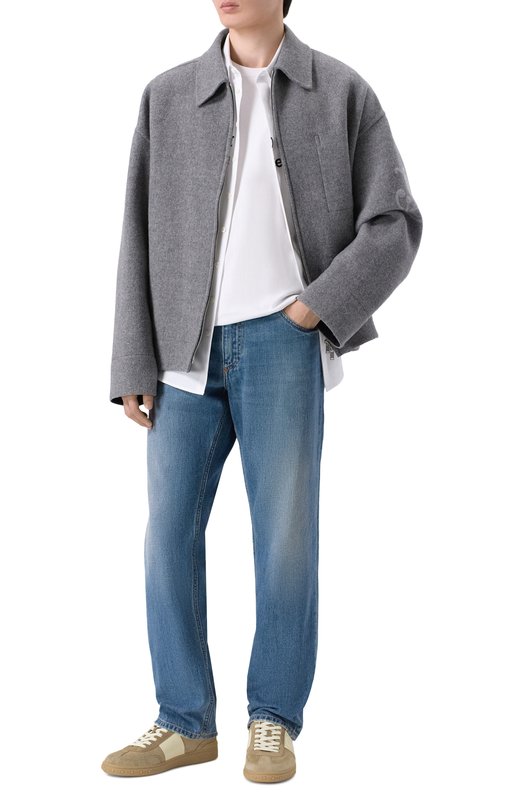 Замшевые кеды Upvillage Valentino 7Y2S0H77/LAL Бежевый  7Y2S0H77/LAL Фото 2