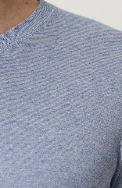 Джемпер тонкой вязки из смеси хлопка и кашемира FIORONI, арт. M14609A3, фото 5