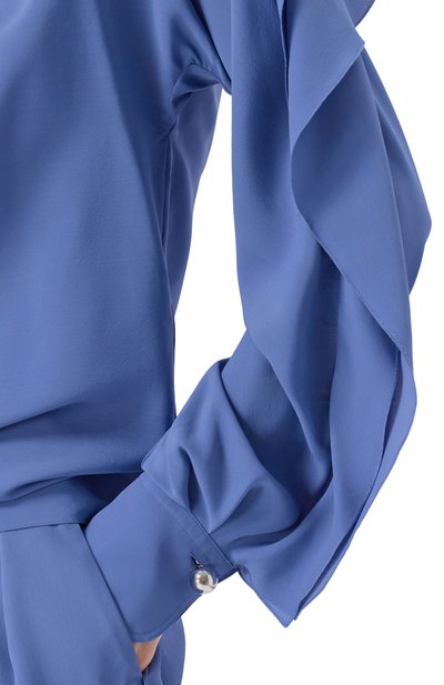 Блузка из вискозы и шелка LANVIN, арт. RW-T00010-6253-P26, фото 5