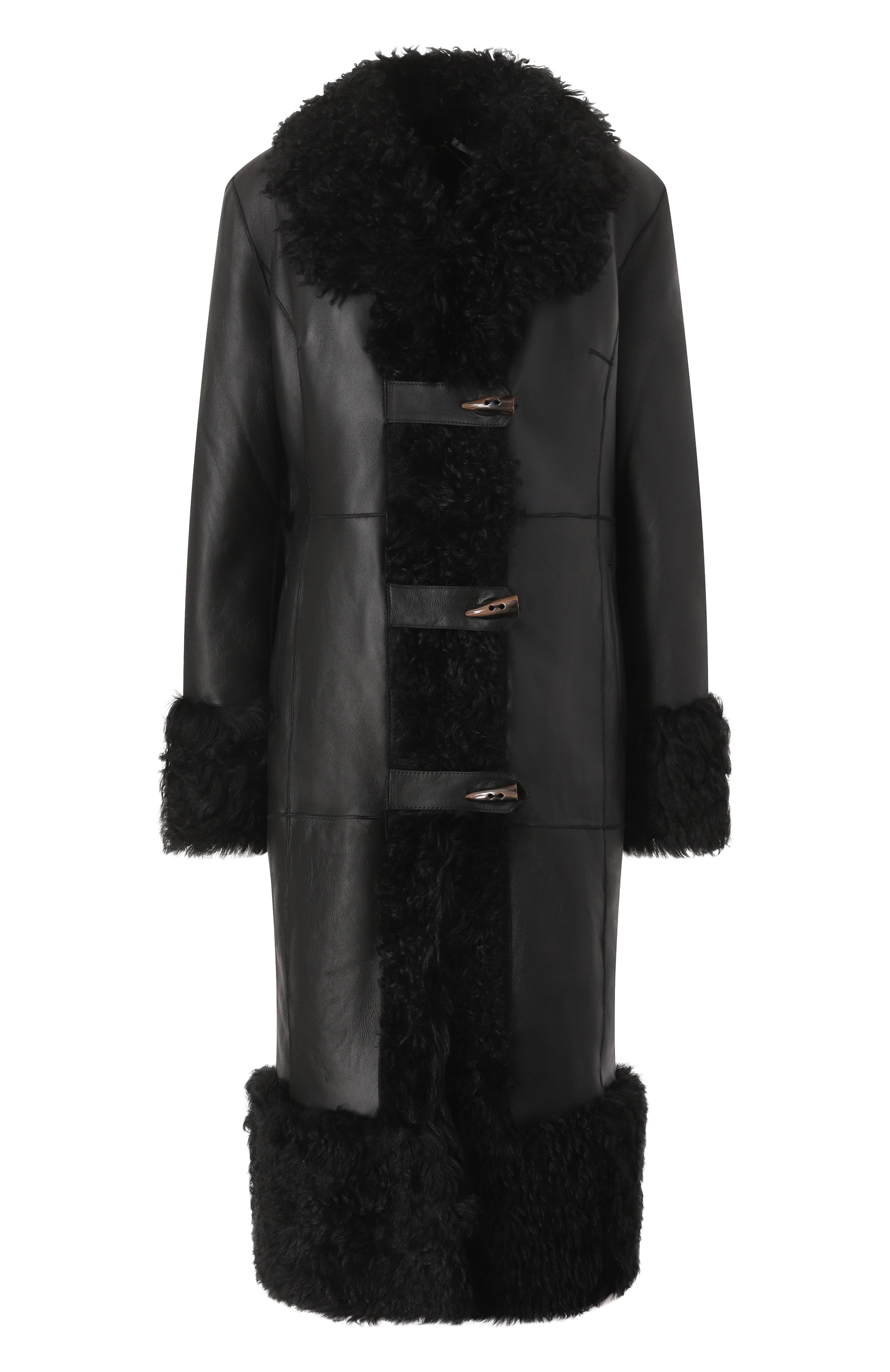 Дубленка из овчины VENERA M. черного цвета по цене 390600 руб., арт. 24020, фото 1 Дубленка из овчины VENERA M., арт. 24020, фото 1