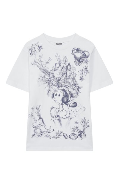 Хлопк�овая футболка MOSCHINO, арт. HDM06R/LAA24/10-14
