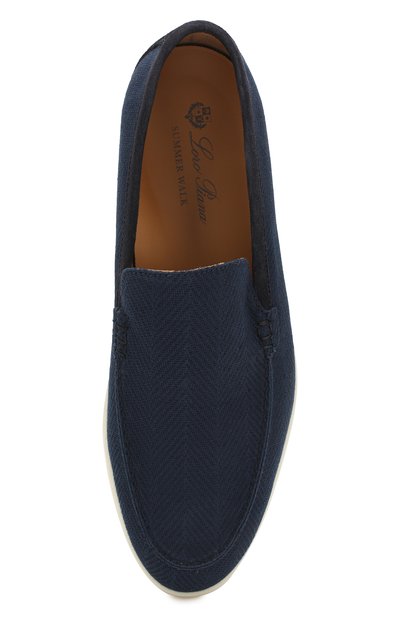 Текстильные лоферы summer walk LORO PIANA, арт. FAL0818, фото 5