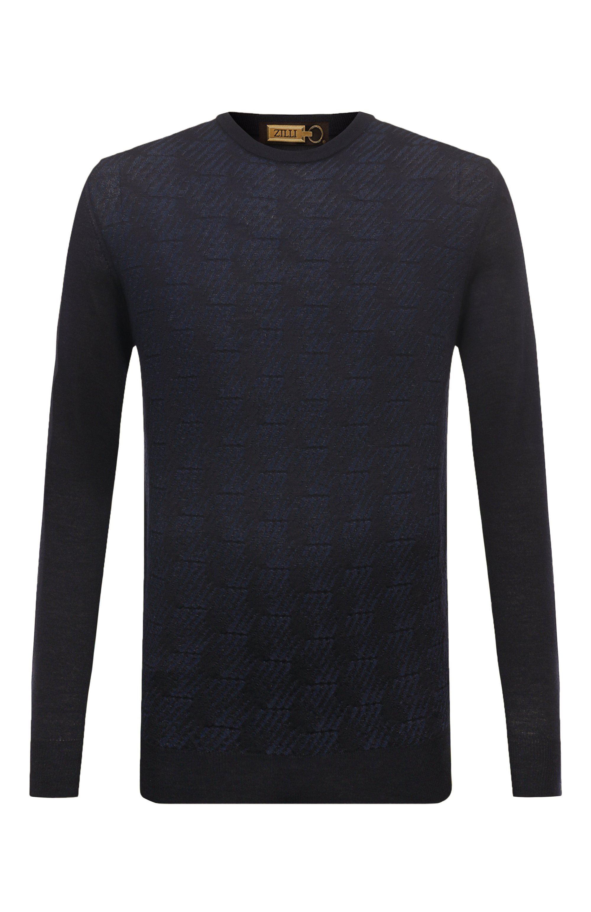 Джемпер из кашемира и шелка ZILLI темно-синего цвета по цене 119000 руб., арт. KRN001M0330VZSH00, фото 1 Джемпер из кашемира и шелка ZILLI, арт. KRN001M0330VZSH00, фото 1