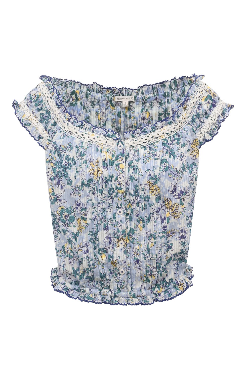 Хлопковый топ POUPETTE ST BARTH, арт. WA4H24D0SYU, фото 1