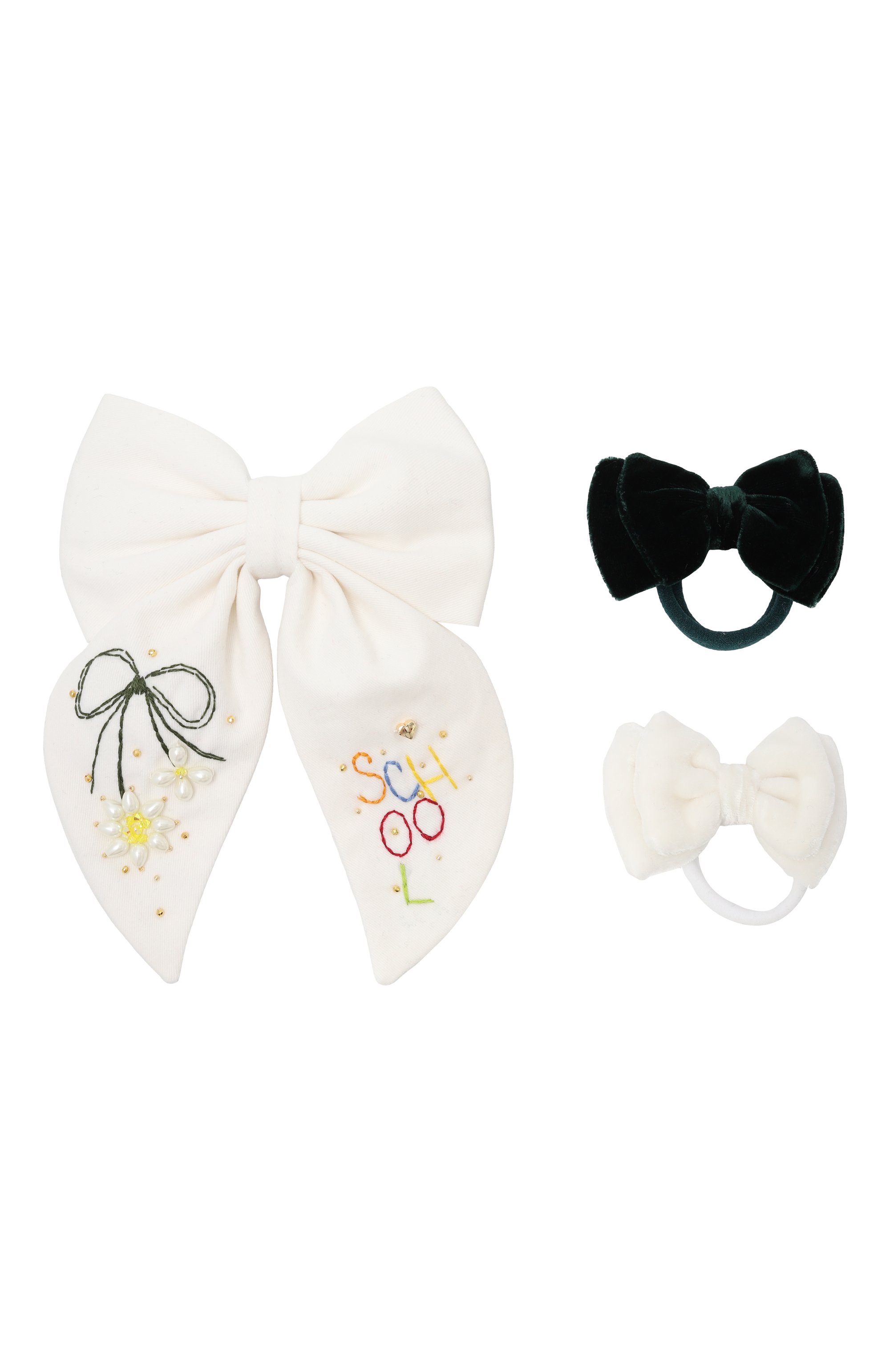 Комплект из трех бантов school PINK.OLIVKA, арт. PO-70200, фото 1