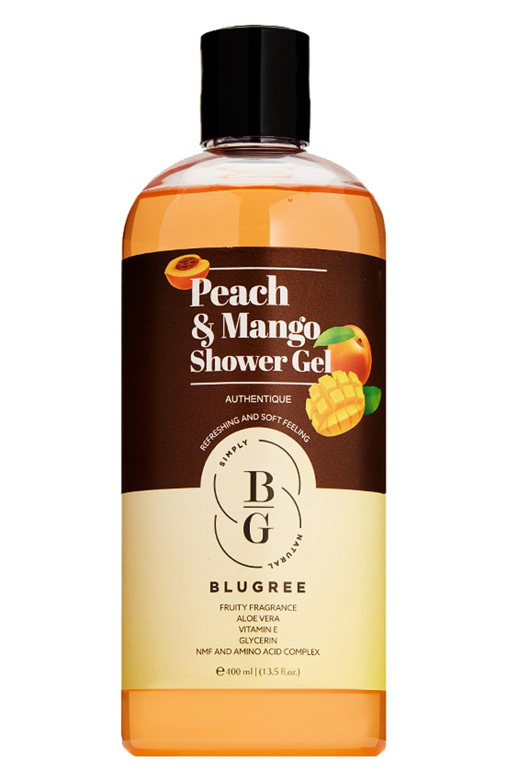 Гель для душа персик-манго (400ml) BLUGREE, арт. 8682983900267, фото 1