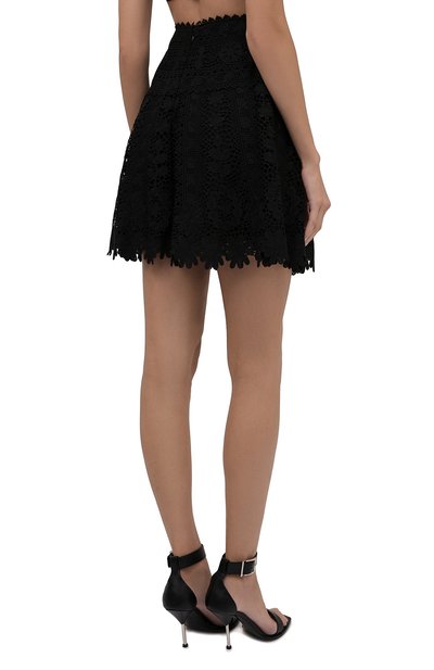 Юбка REDVALENTINO черного цвета по цене 73000 руб., арт. WR0RA01X/66F, фото 4 Юбка REDVALENTINO, арт. WR0RA01X/66F, фото 4