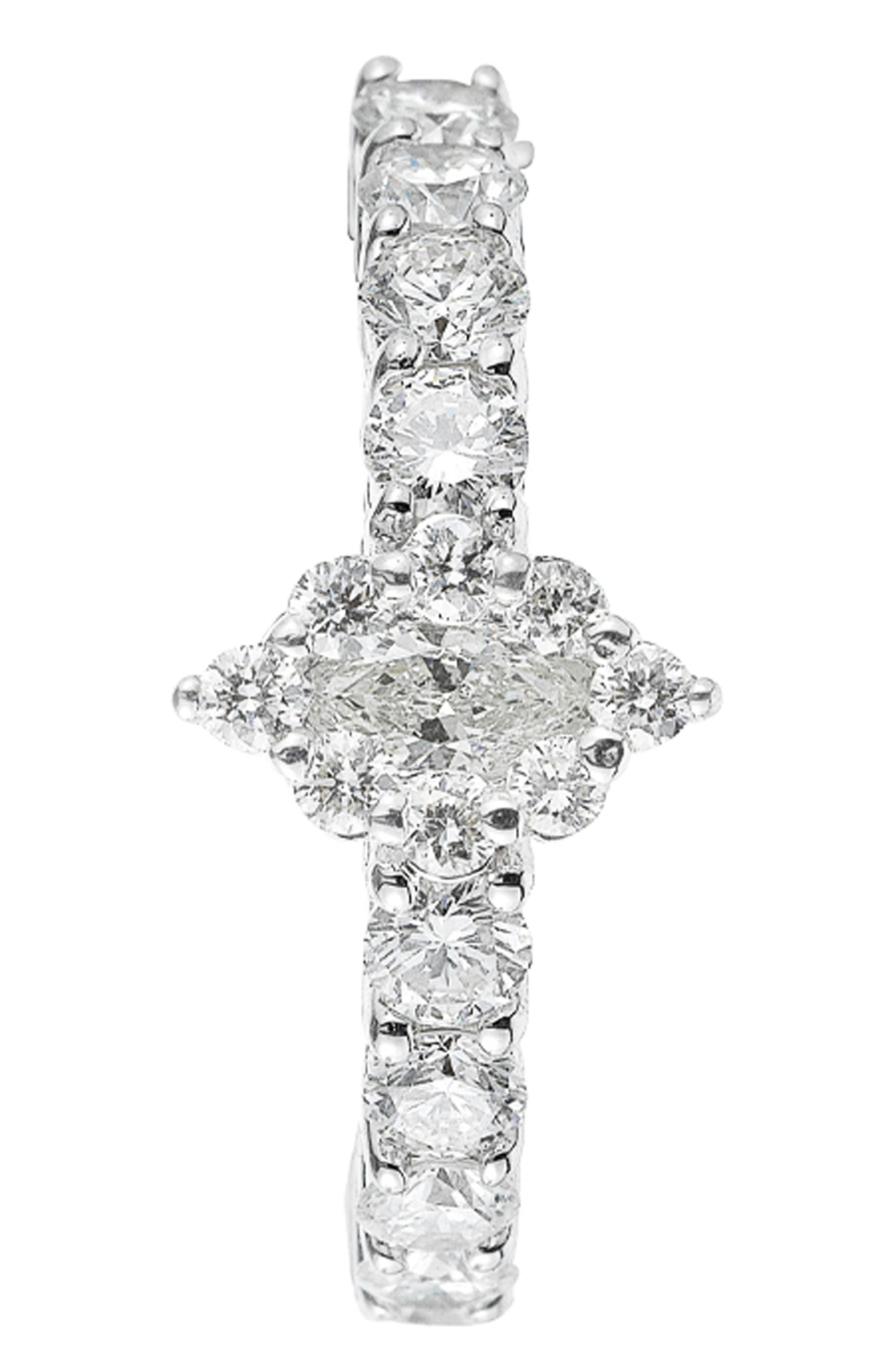 Серьга YEPREM JEWELLERY бесцветного цвета по цене 373750 руб., арт. EA2271, фото 1 Серьга YEPREM JEWELLERY, арт. EA2271, фото 1