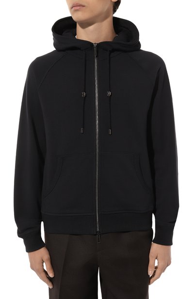 Хлопковая толстовка MOORER темно-синего цвета по цене 54300 руб., арт. N0RCIA FELPA-RAF, фото 3 Хлопковая толстовка MOORER, арт. N0RCIA FELPA-RAF, фото 3