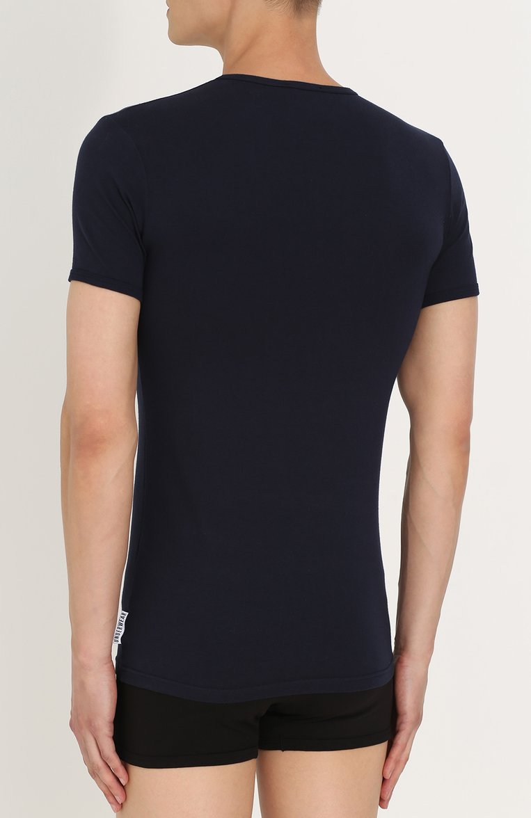 Комплект из двух хлопковых футболок с круглым вырезом DIRK BIKKEMBERGS, арт. B41308T48, фото 4