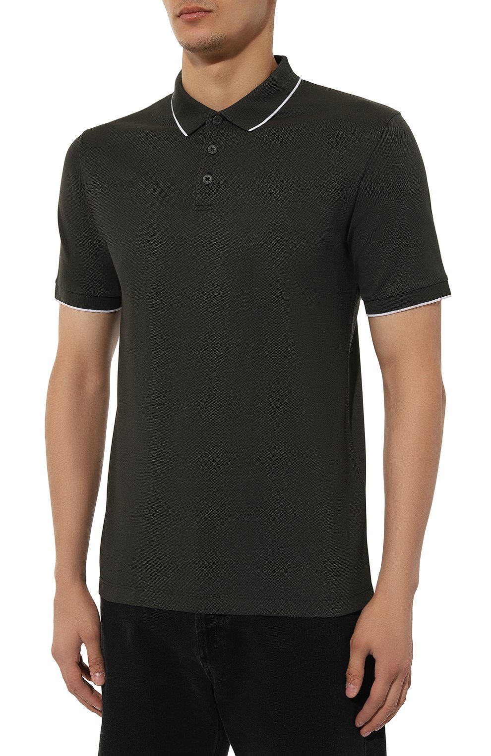Хлопковое поло GIORGIO ARMANI, арт. 3KSF75/SJMZZ, фото 3