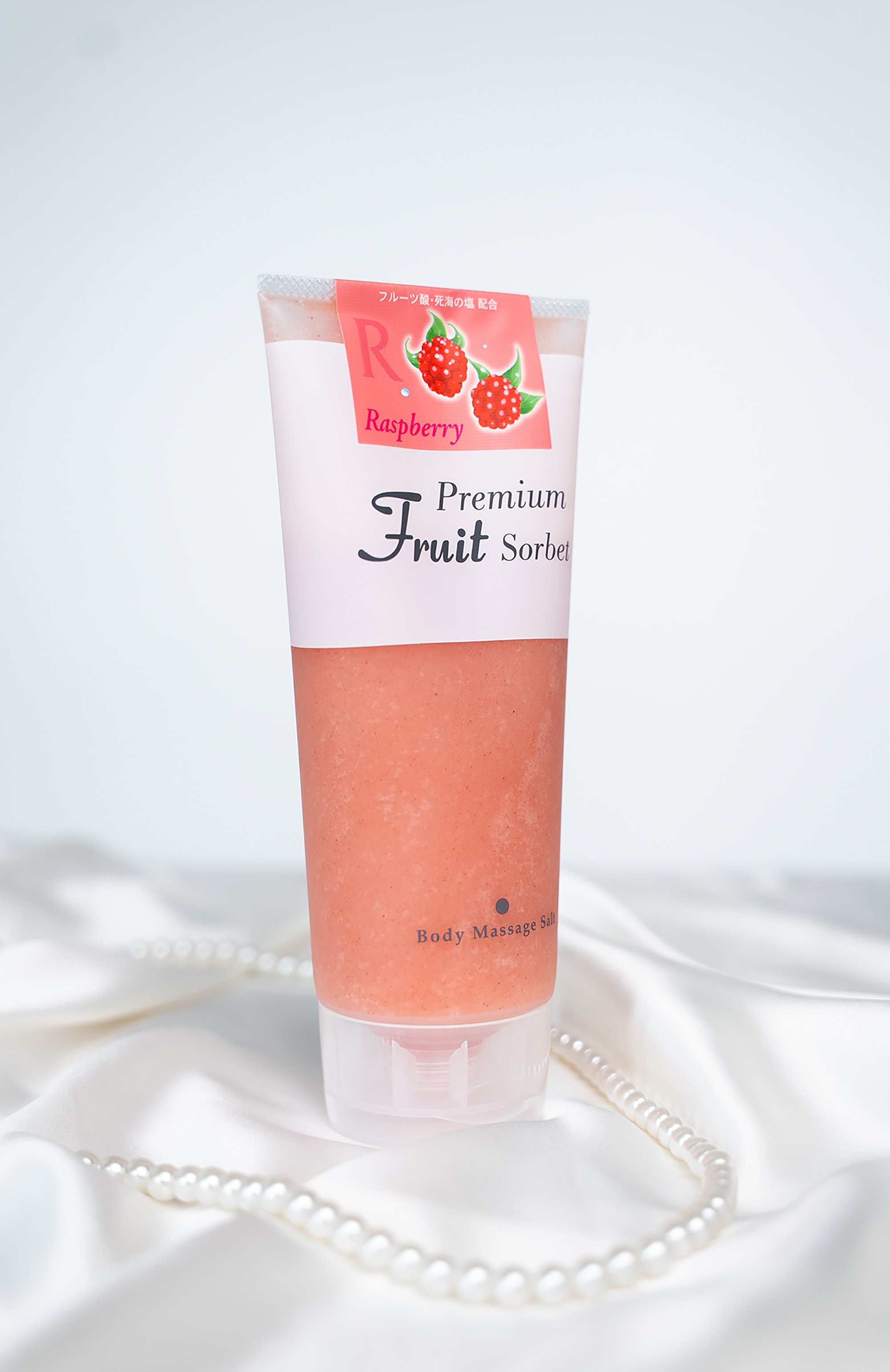 Скраб-щербет для тела с солью тихого океана и малиной (500g) ENHEL BEAUTY, арт. 4512442003397, фото 3