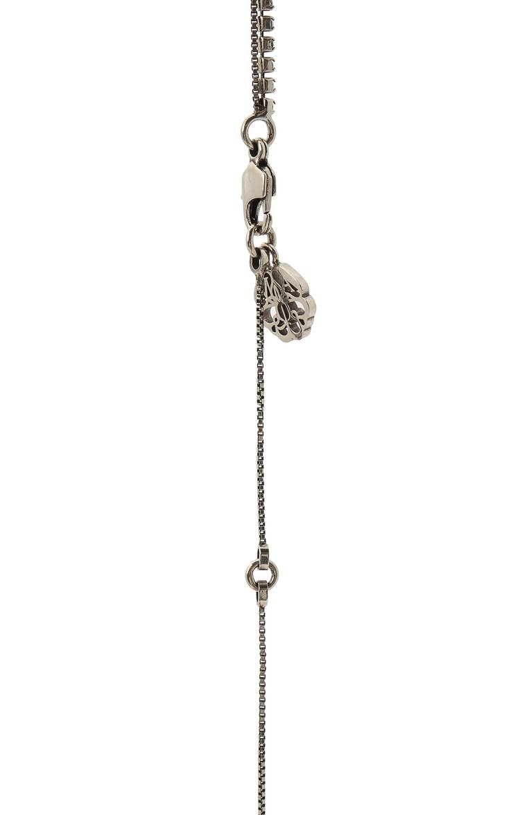Женское колье ALEXANDER MCQUEEN разноцветного цвета, арт. 589875/J160Y | Фото 3 (Материал: Металл; Региональные ограничения белый список (Axapta Mercury): Не проставлено; Нос: Не проставлено)