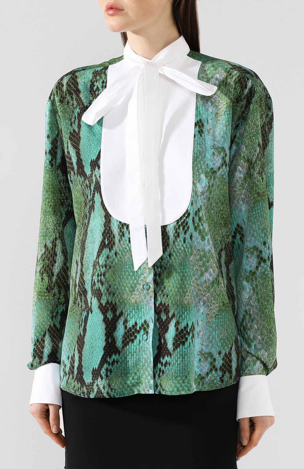 Блузка с принтом MSGM, арт. 2841MDE27Y 207155, фото 3