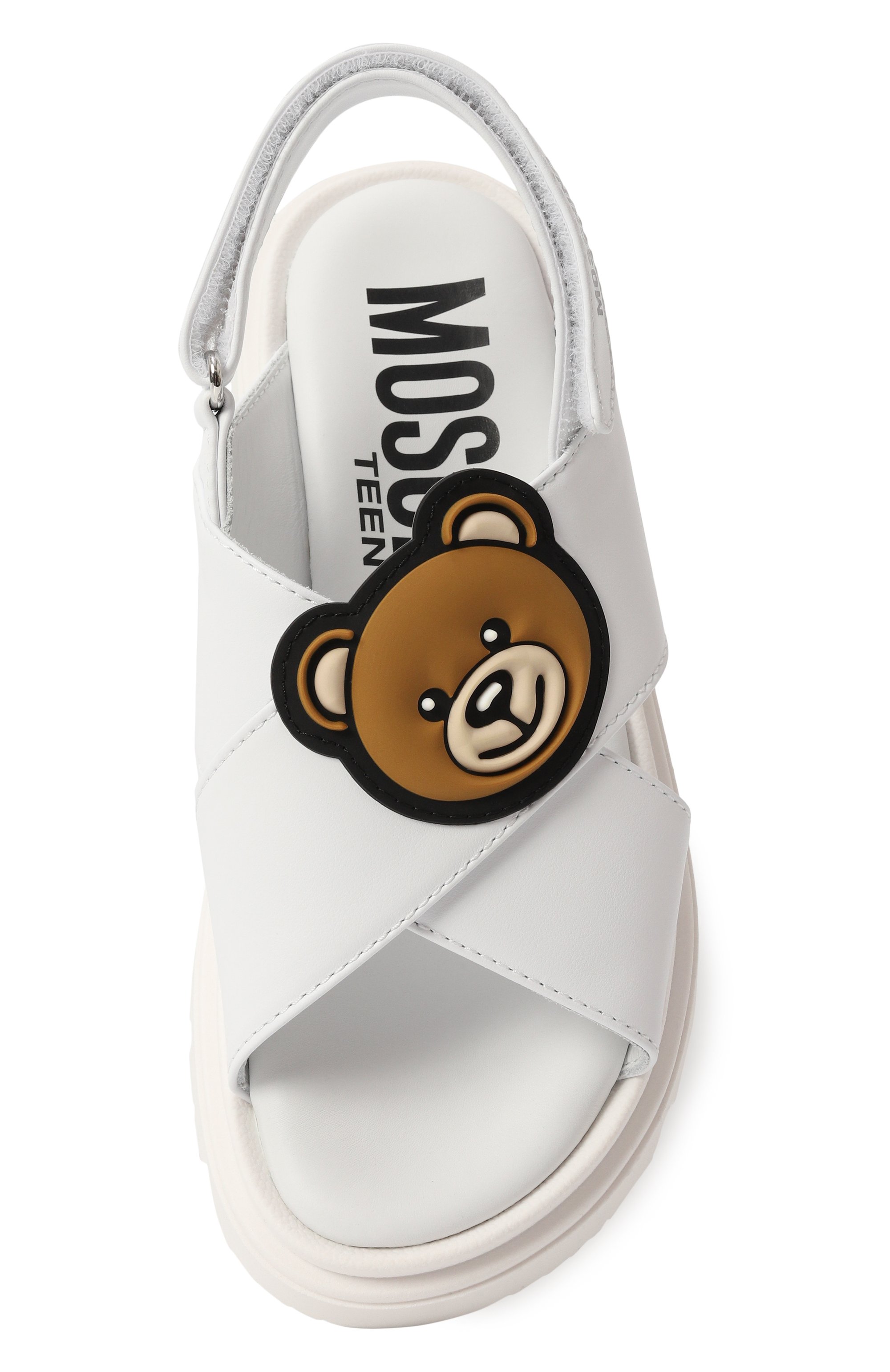 Кожаные сандалии MOSCHINO, арт. 80547/VAR1/28-35, фото 4