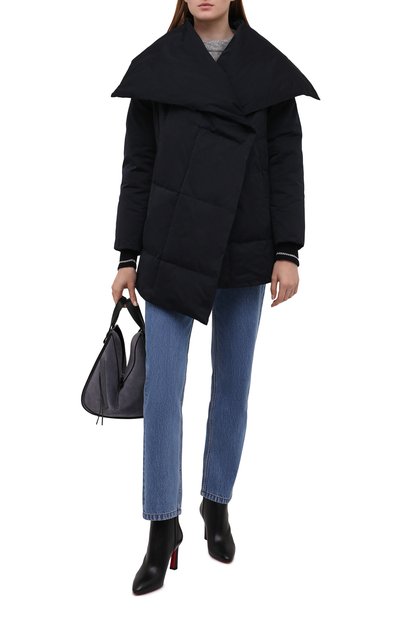 Пуховик LORENA ANTONIAZZI темно-синего цвета по цене 122000 руб., арт. I2117PI21A/3348, фото 2 Пуховик LORENA ANTONIAZZI, арт. I2117PI21A/3348, фото 2