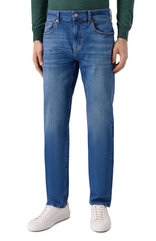 Джинсы Straight 7 For All Mankind 7TE70C121C3 Синий  7TE70C121C3 Фото 3