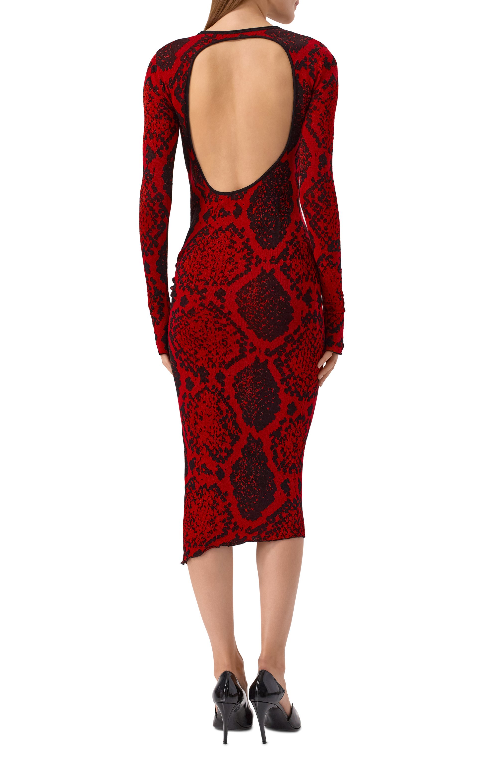 Платье из вискозы и хлопка THE ATTICO, арт. 251WCW00253/KCC004AA, фото 4