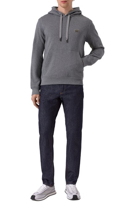 Мужской хлопковое худи DOLCE & GABBANA, арт. G9BGPT/G7N7B