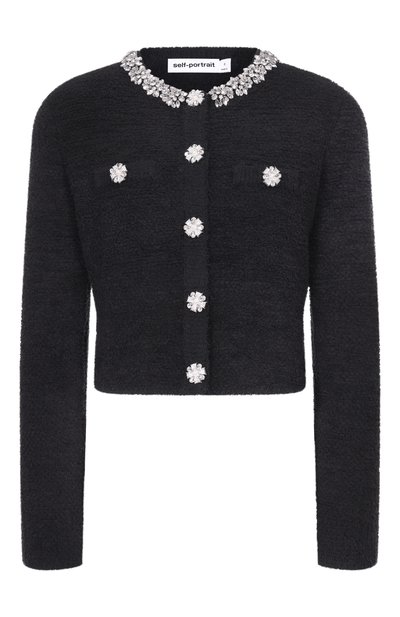 Женский твидовый жакет SELF-PORTRAIT, арт. RS26220CB