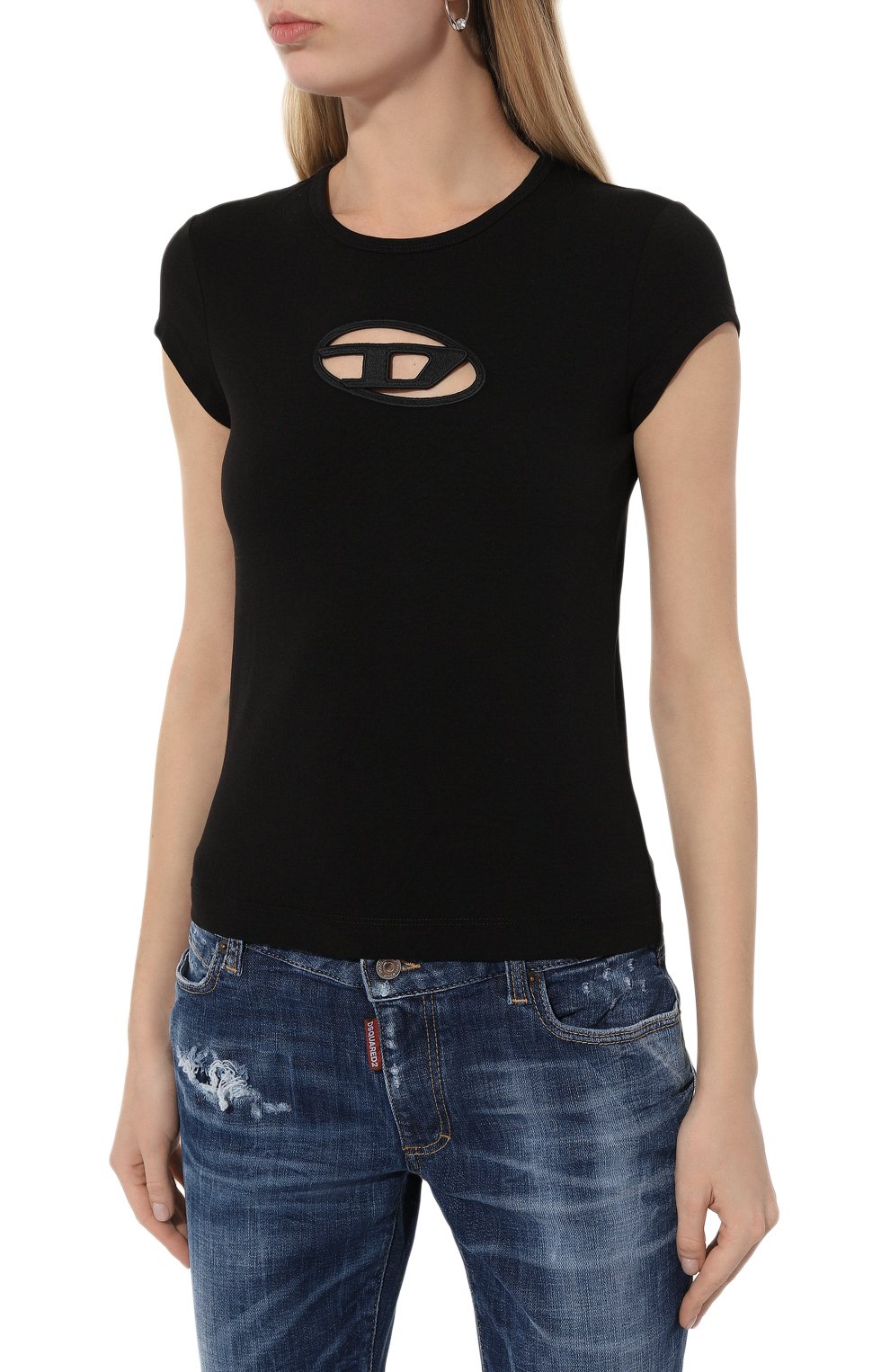 Хлопковый топ DIESEL, арт. A06268/0AFAA, фото 3