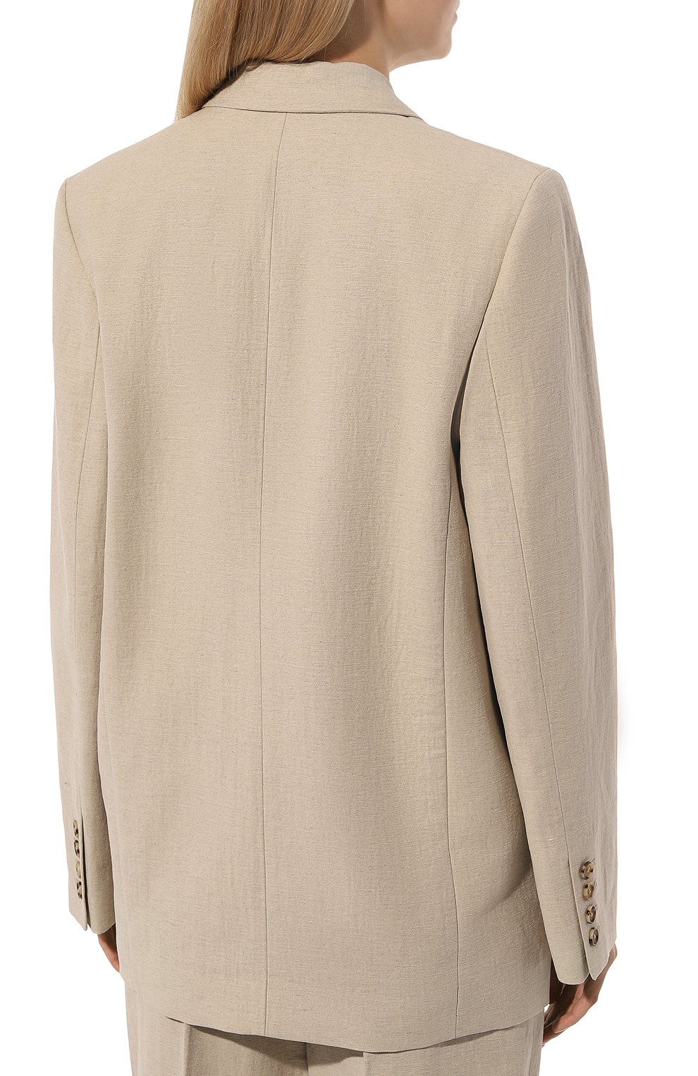 Жакет изо льна и хлопка TOTEME, арт. 243-WRZ869-FB0196, фото 4