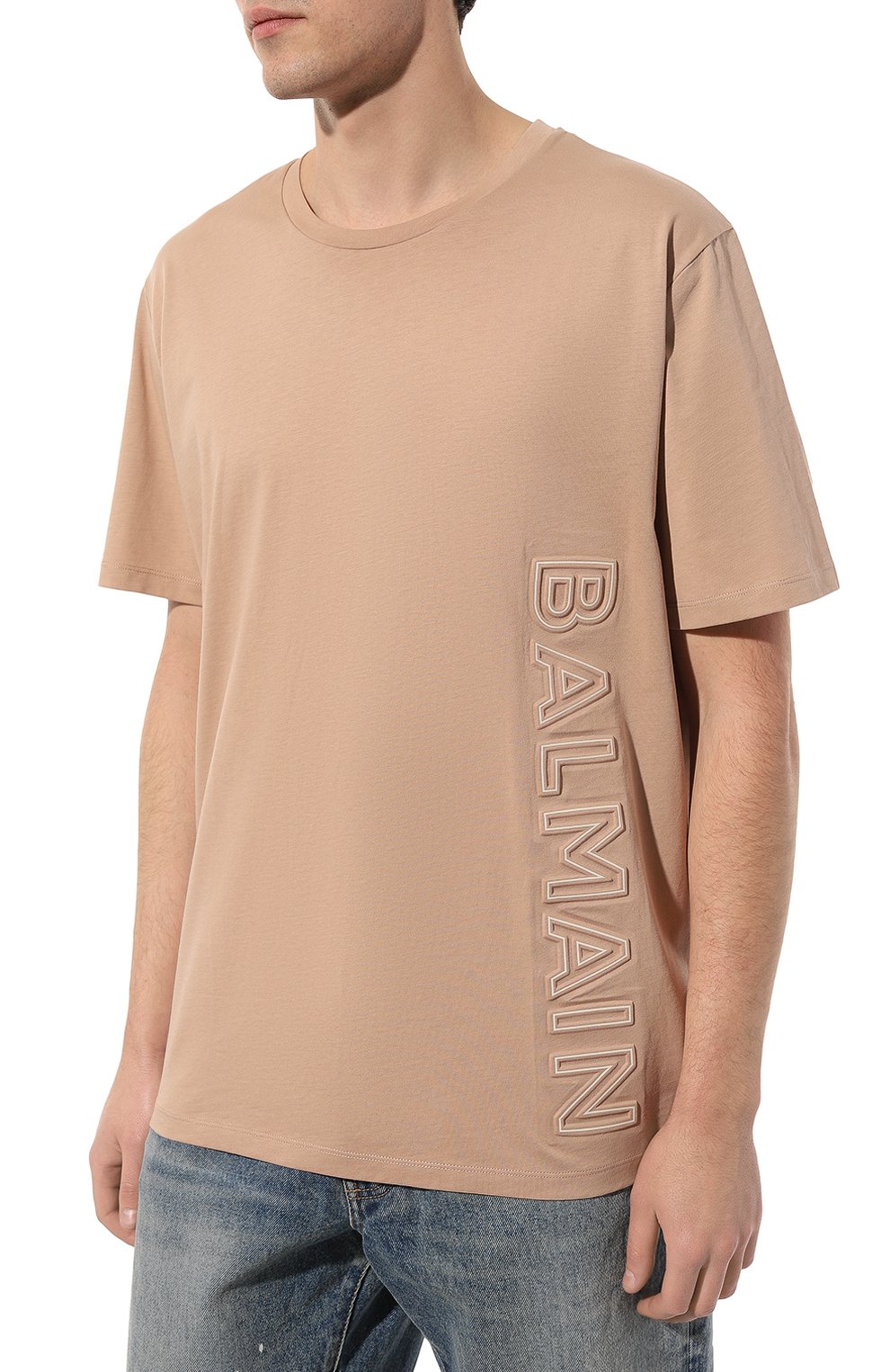 Хлопковая футболка BALMAIN, арт. AH0EG010BC22, фото 3