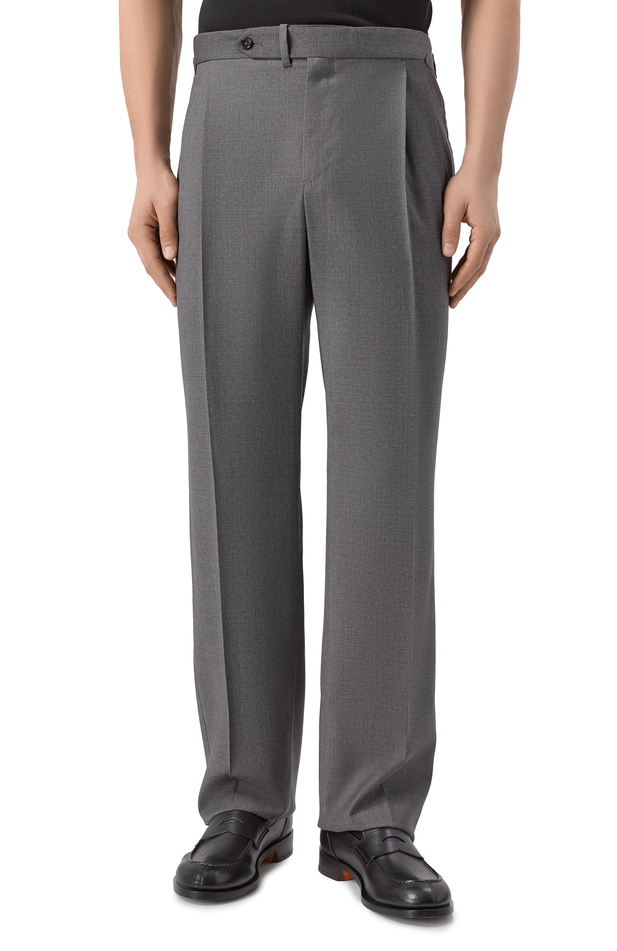 Шерстяные брюки DOLCE & GABBANA, арт. GP1A2T/HU2BL, фото 3