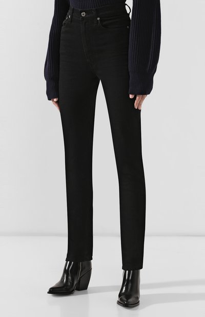 Джинсы HELMUT LANG черного цвета по цене 22900 руб., арт. J04DW208, фото 3 Джинсы HELMUT LANG, арт. J04DW208, фото 3