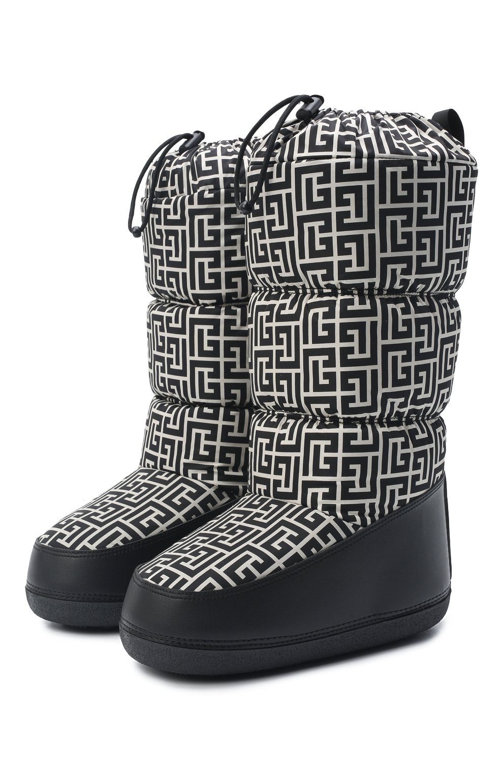 Текстильные сапоги balmain x rossignol BALMAIN, арт. WN4TA706/TNML, фото 1