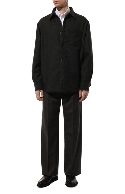 Шерстяные брюки VALENTINO, арт. 5V3RBL50A7S, фото 2