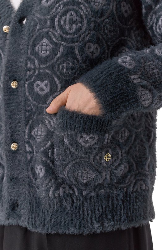 Кардиган Casablanca M-AW25-KW-1094-01 Серый  M-AW25-KW-1094-01 Фото 5