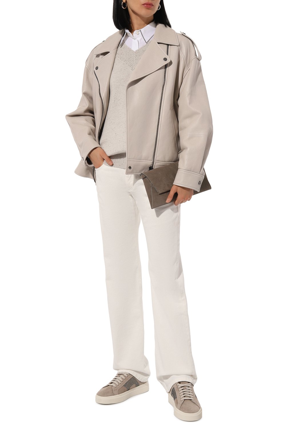 Пуловер из кашемира и шелка BRUNELLO CUCINELLI, арт. M73539922P, фото 2