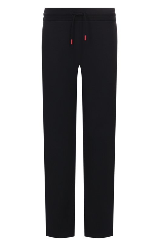 Брюки из хлопка и шелка Kiton UMKY02402 Чёрный UMKY02402