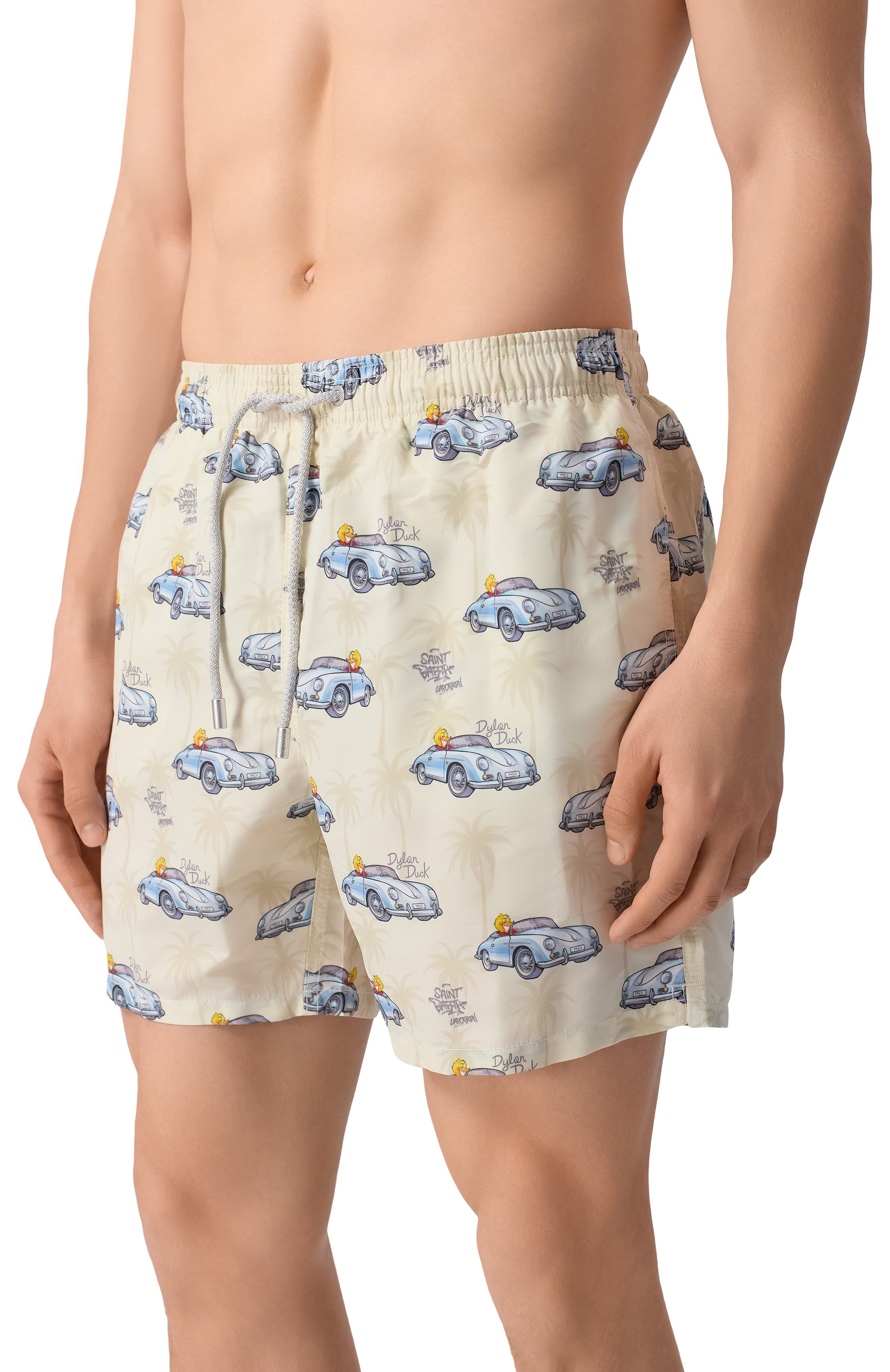 Плавки-шорты MC2 SAINT BARTH светло-серого цвета по цене 17350 руб., арт. GUS0001-03887L/GUSTAVIA, фото 2 Плавки-шорты MC2 SAINT BARTH, арт. GUS0001-03887L/GUSTAVIA, фото 2