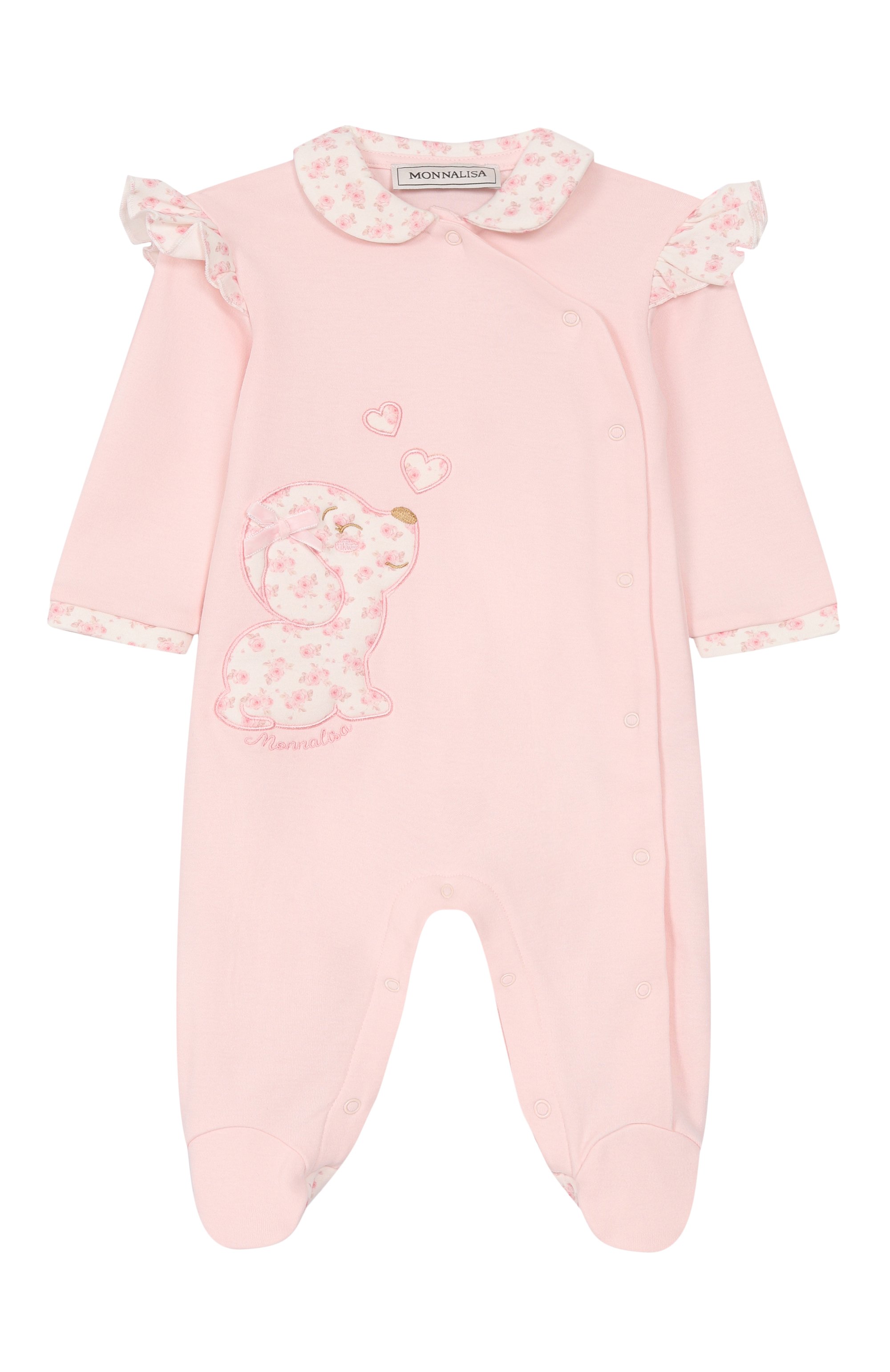 Хлопковый комбинезон MONNALISA, арт. 35F200, фото 1
